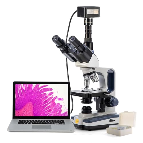 SWIFT 40X-2500X Trinocular Compound Microscope with 10MP Digital Camer ...