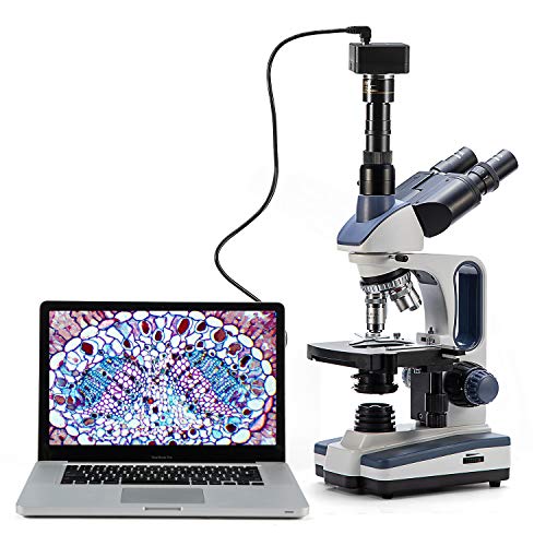 SWIFT 40X-2500X Trinocular Compound Microscope with 10MP Digital Camer ...