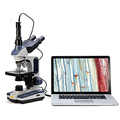 SWIFT Trinocular Compound Microscope SW350T,40X-2500X Magnification,Si ...