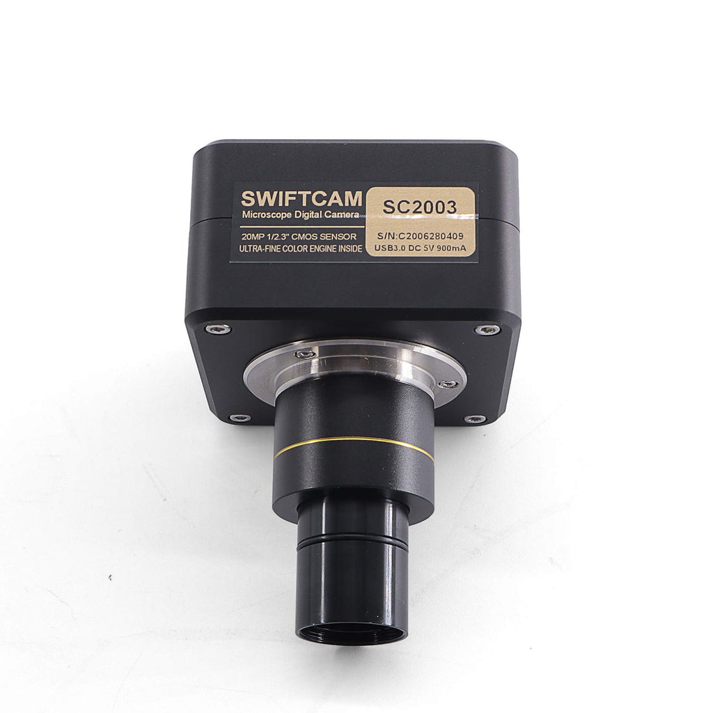 Swiftcam 20 Megapixel Camera for Microscopes, with Reduction Lens, Cal ...