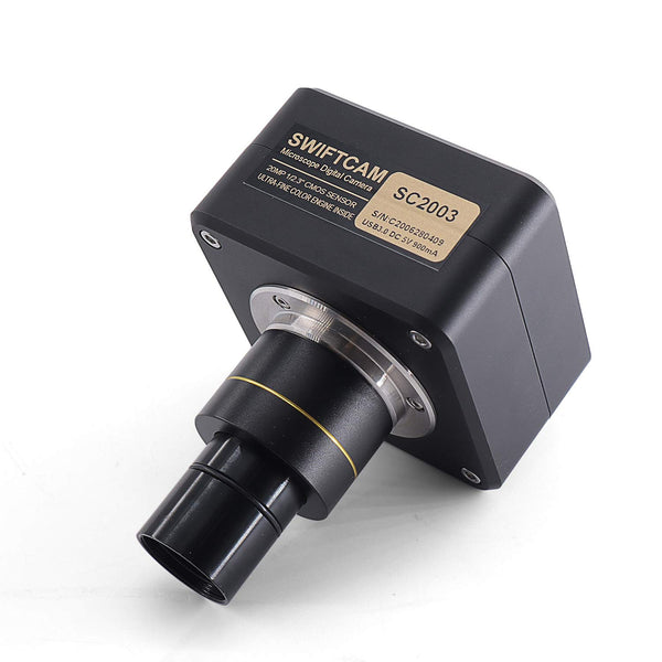 Swiftcam 20 Megapixel Camera for Microscopes, with Reduction Lens, Cal ...