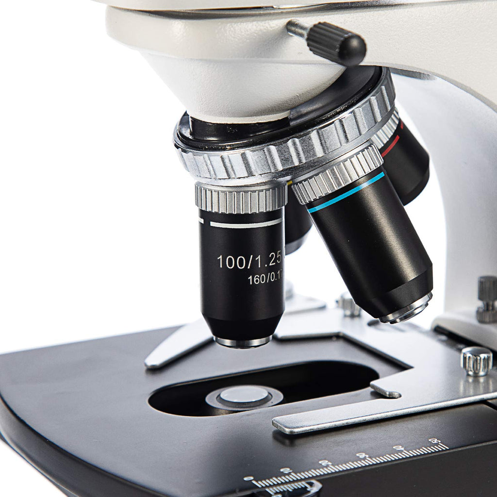 Swift Brinocular Compound Microscope SW380B,40X-2500X Magnification,Si ...